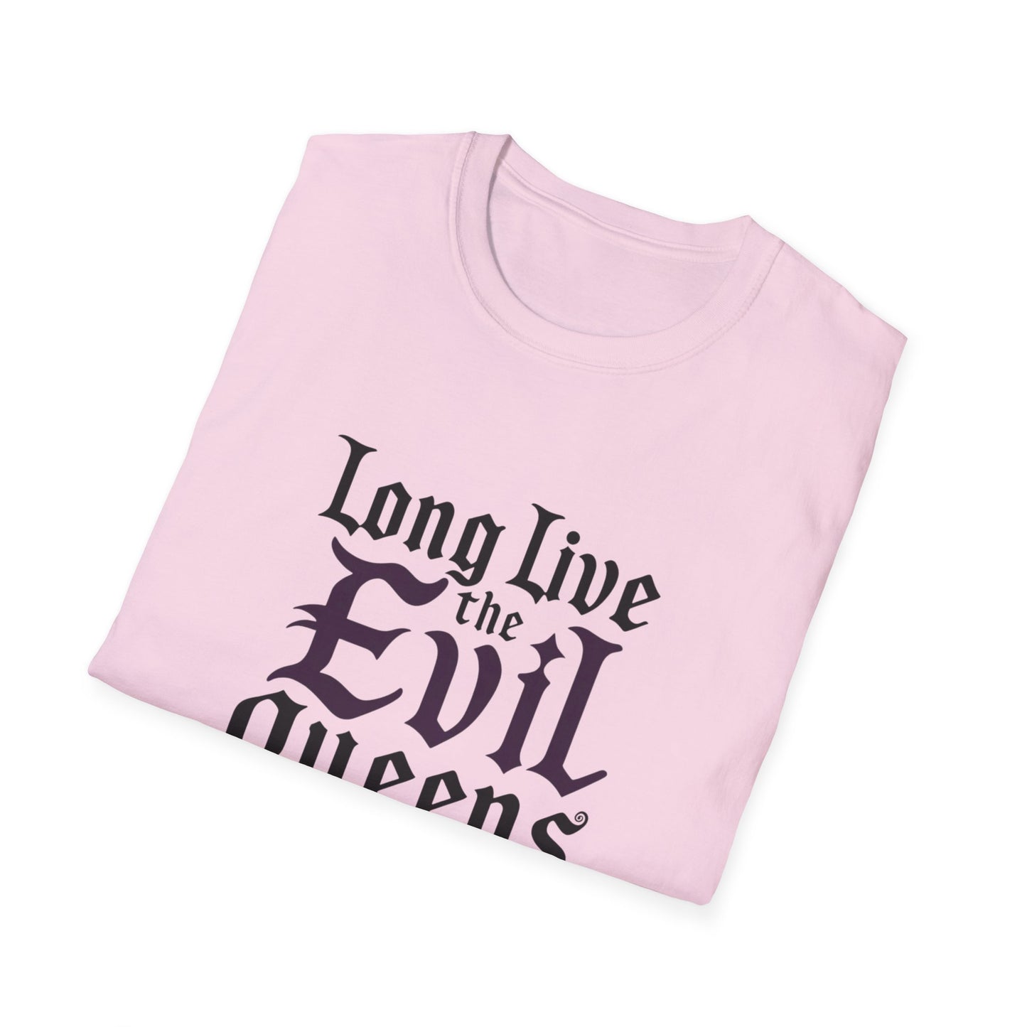 Long Live the Evil Queens Unisex Softstyle T-Shirt - Perfect for Snack Lovers and Halloween Celebrations