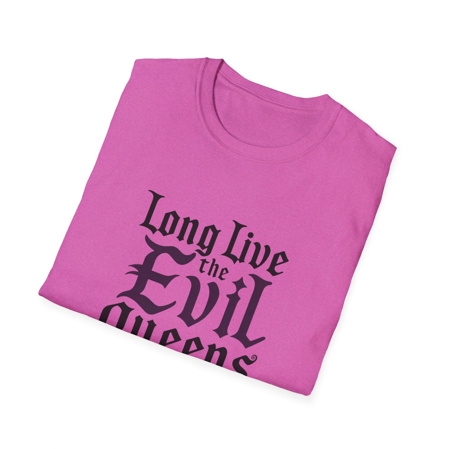 Long Live the Evil Queens Unisex Softstyle T-Shirt - Perfect for Snack Lovers and Halloween Celebrations